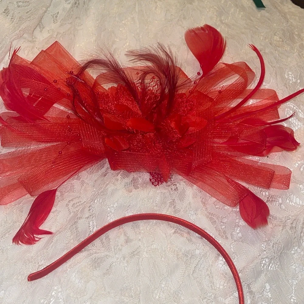 Tulle Fascinators Tea Party Kentucky Derby Cocktail Wedding Fancy Dress new
